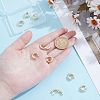 5Pairs Brass Hoop Earring Findings KK-ME0002-51-3