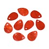 Spray Painted Capiz Shell Charms LS-SSHEL-T006-10C-1