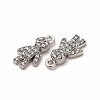 316 Surgical Stainless Steel with Crystal Rhinestone Pendants STAS-G305-04P-2