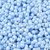 Opaque Colours Luster Glass Seed Beads X1-SEED-B001-01A-07-3