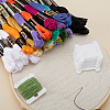 3 Sets 3 Style 6-Ply Polyester Embroidery Floss OCOR-GF0003-41C-4