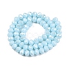 Electroplate Glass Beads Strands EGLA-A044-P8mm-A06-3