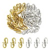 20Pcs Tibetan Style Alloy S-Hook Clasps TIBE-YW0002-04AG-2