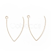 Ion Plating(IP) 316 Stainless Steel Earrings Finding STAS-B025-02G-1