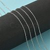 Tarnish Resistant 304 Stainless Steel Cable Chains CHS-A003J-0.4mm-5