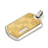 Ion Plating(IP) 304 Stainless Steel Pendants STAS-F307-15G-2