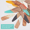DIY Wooden Dangle Earring Making Kits DIY-OC0006-39-4