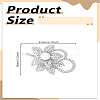 1Pc Zinc Alloy Rhinestone Brooches JEWB-LP0006-05P-2