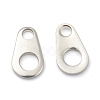 Tarnish Resistant 304 Stainless Steel Chain Tabs STAS-G245-05-3