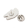 Dog Enamel Pin with Brass Butterfly Clutches JEWB-A006-03H-3