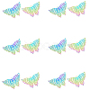  201 Stainless Steel Filigree Pendants STAS-UN0003-81-1