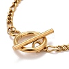 304 Stainless Steel Chain Necklaces NJEW-A002-08G-3