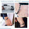 4Pcs Tibetan Style Stainless Steel Connector Charms STAS-AR0001-97-6