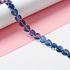 Transparent Glass Beads Strand GLAA-F112-03C-2