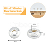 40Pcs 925 Sterling Silver Spacer Beads STER-DC0001-29-2