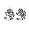 Tibetan Style Alloy Pendant Enamel Settings PALLOY-N160-49AS-1