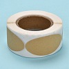 Self-Adhesive Kraft Paper Gift Tag Stickers DIY-G021-10-3