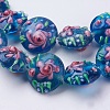 Handmade Bumpy Lampwork Beads Strands LAMP-K027-06H-3