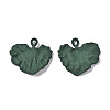 Spray Painted Alloy Pendants PALLOY-T077-118B-RS-2