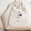 1Pc Heart with Bowknot Alloy Pendant Decorations KEYC-BM0001-22-6