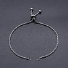 Tarnish Resistant Adjustable 201 Stainless Steel Slider Bracelets Making STAS-S105-JN646-1-4