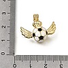 Brass Enamel Pendants KK-C262-10A-G-3