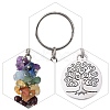 Natural Gemstone Keychain KEYC-JKC00163-03-2
