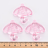 Transparent Acrylic Pendants TACR-T024-01B-903-4