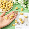40Pcs Plastic 3D Potato Ornaments DJEW-CA0001-48-3