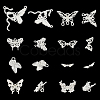80Pcs 8 Styles DIY Butterfly Jewerly Making Finding Kits FIND-WR0012-21-1
