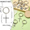 24Pcs 12 Styles Skull Alloy Shoes Charms HJEW-CJ00043-2