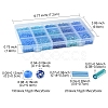 150G 15 Styles Baking Paint Glass Seed Beads SEED-FS0001-31A-4