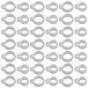 60Pcs 2 Style Silicone Pendant SIL-GF0001-42C-1