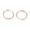 Ion Plating(IP) 304 Stainless Steel Huggie Hoop Earrings EJEW-F111A-25mm-RG-2