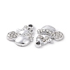 Alloy Crystal Rhinestone Pendants ALRI-C008-40P-2