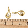 304 Stainless Steel Pendants STAS-R005-08G-05-3