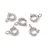 Non-Tarnish 201 Stainless Steel Spring Ring Clasps STAS-J401-LD022-8-3