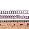 Electroplate Opaque Glass Beads Strands EGLA-N022-09A-C02-4