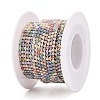 Iron & ABS Plastic Imitation Pearl Tennis Chains CH-Q006-01A-05-2