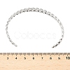 Croissant 304 Stainless Steel Cuff Bangles for Women BJEW-S171-01C-P-3