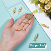 6Pcs Brass Pendants KK-BC00015-48A-3