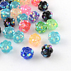 Chunky Resin Rhinestone Beads RESI-M019-8mm-M-1