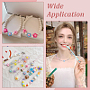 300Pcs Two Tone Opaque Acrylic Beads SACR-UN0001-06-5