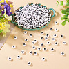 500Pcs Acrylic Beads SACR-TA0001-55W-4