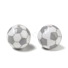 Sports Opaque Acrylic Beads AC-CBAC27C-02B-1
