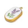 Printed Porcelain Pendants STAS-C183-03B-03-2