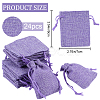 24Pcs Burlap Packing Pouches Drawstring Bags ABAG-BBC0001-07C-2