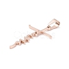 304 Stainless Steel Pendants Ion Plating(IP) STAS-D179-13RG-2