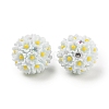 Handmade Luminous Polymer Clay Rhinestone Fancy Beads CLAY-H003-04D-3