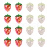 20Pcs 2 Colors Electroplate Opaque Acrylic Pendants PACR-CJ0001-43-1